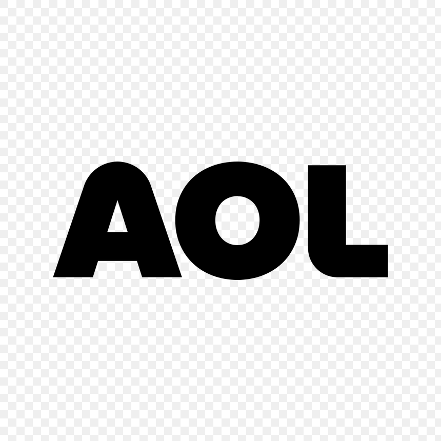 AOL logo transparent PNG