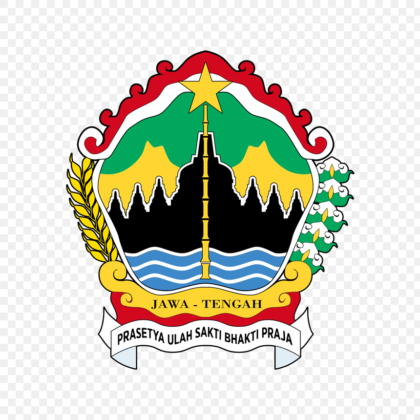 Central Java Province logo transparent PNG