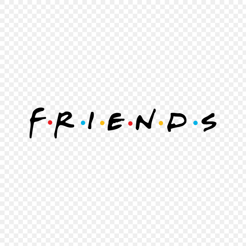Friends logo transparent PNG