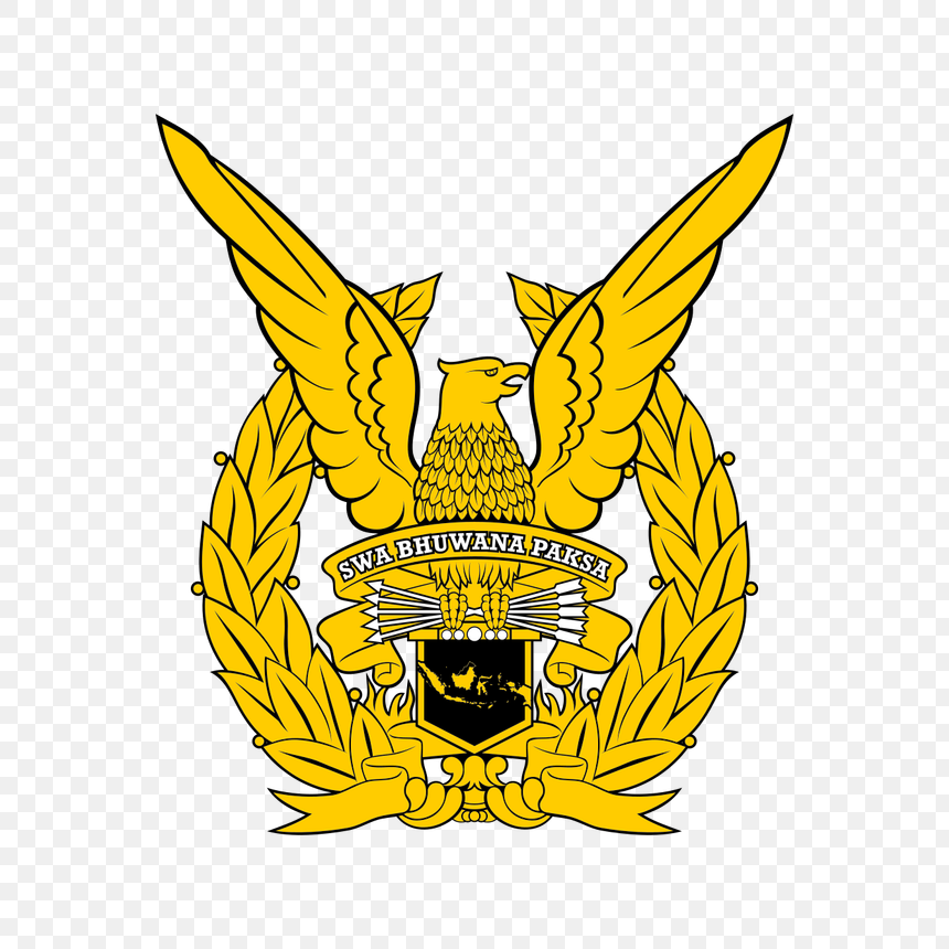Indonesian Air Force logo transparent PNG