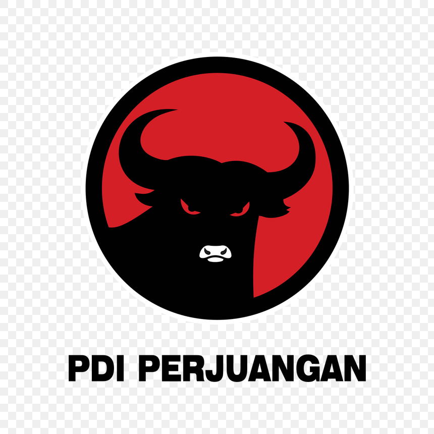 Indonesian Democratic Party – Struggle logo transparent PNG