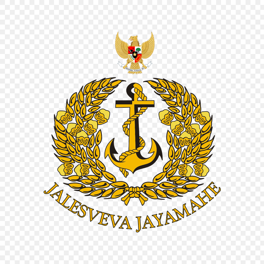 Indonesian Navy logo transparent PNG