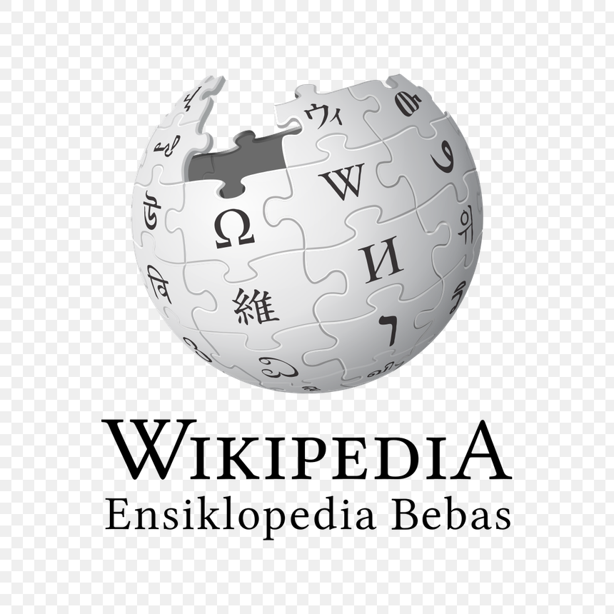 Indonesian Wikipedia logo transparent PNG
