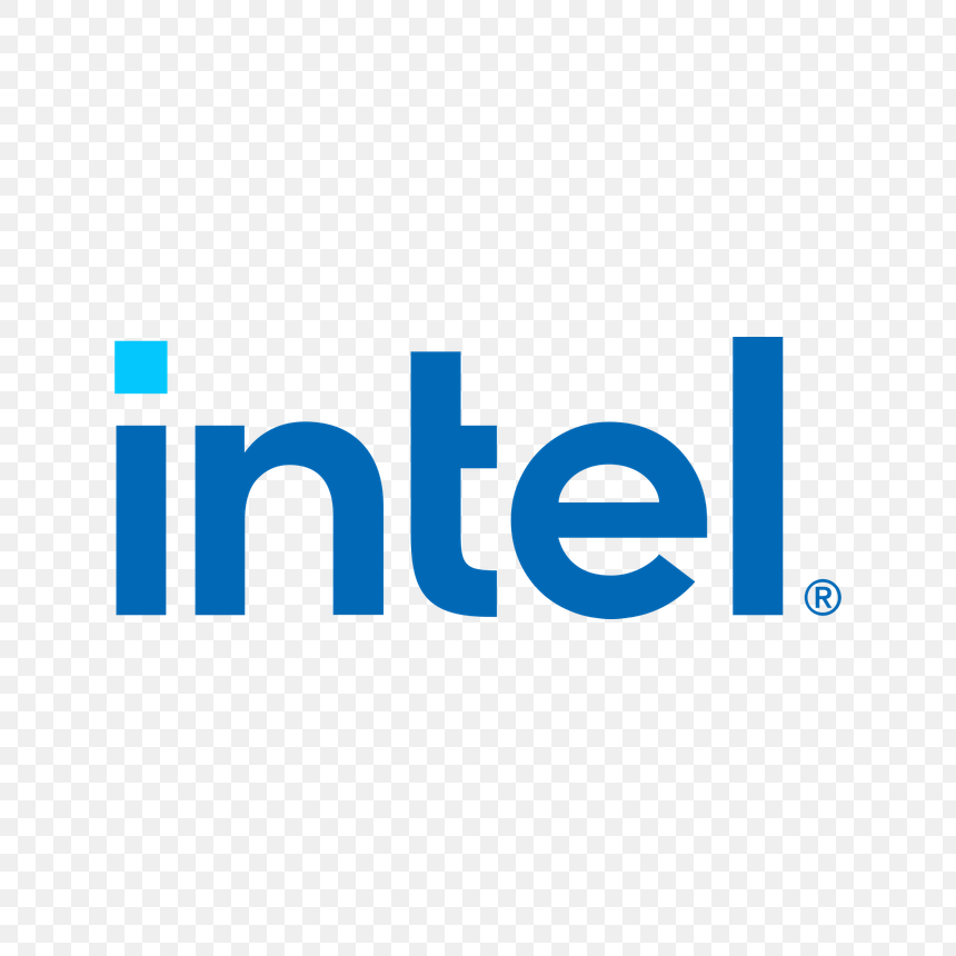 Intel logo transparent PNG