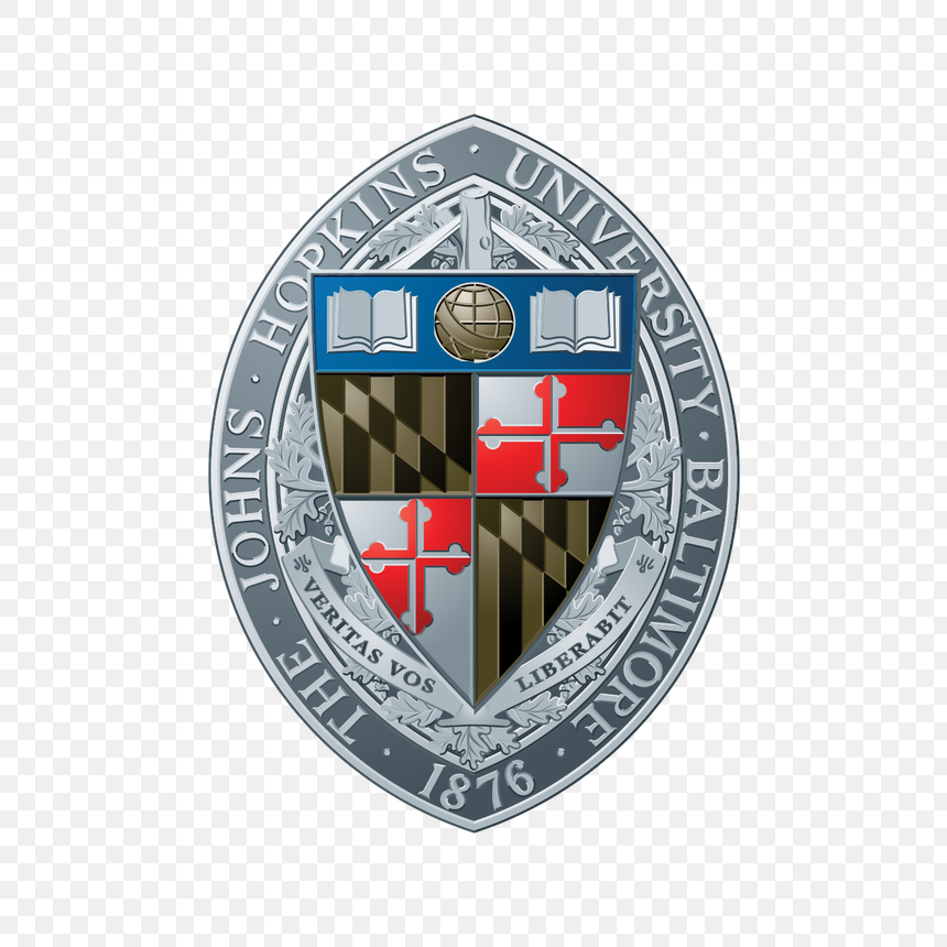 Johns Hopkins University logo transparent PNG
