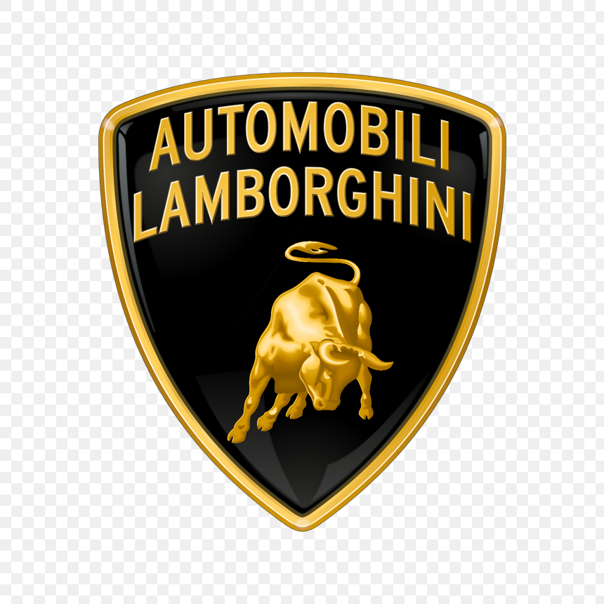 Lamborghini logo transparent PNG