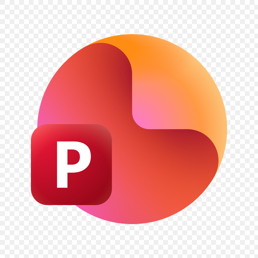 Microsoft PowerPoint logo transparent PNG