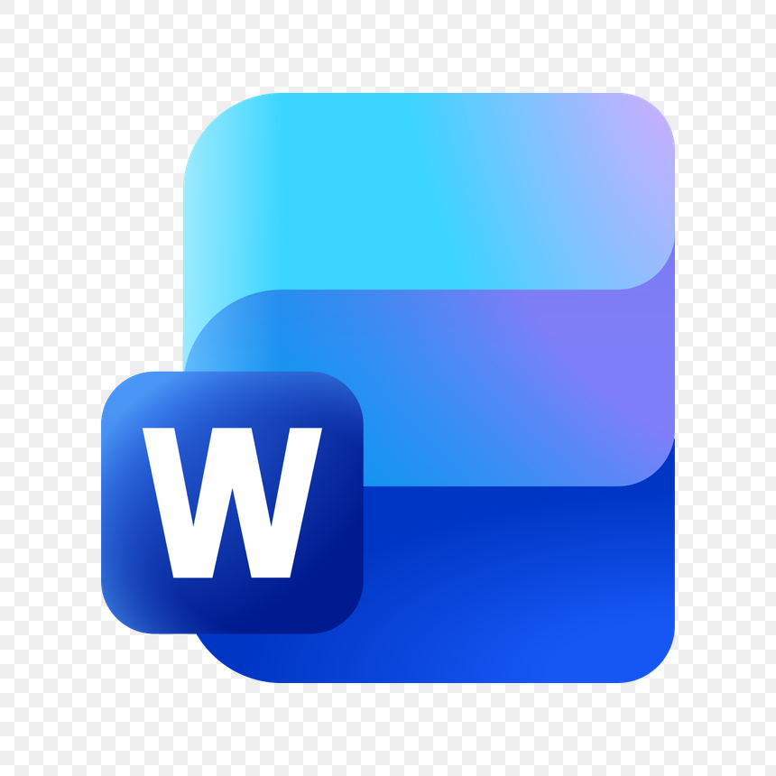 Microsoft Word logo transparent PNG