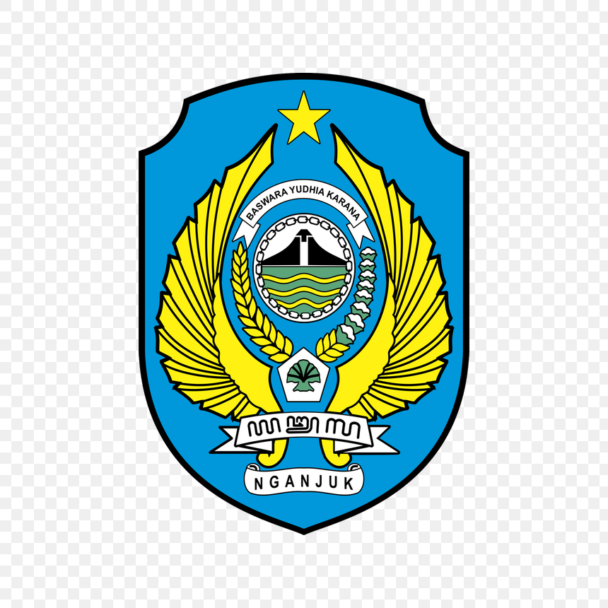 Nganjuk Regency logo transparent PNG