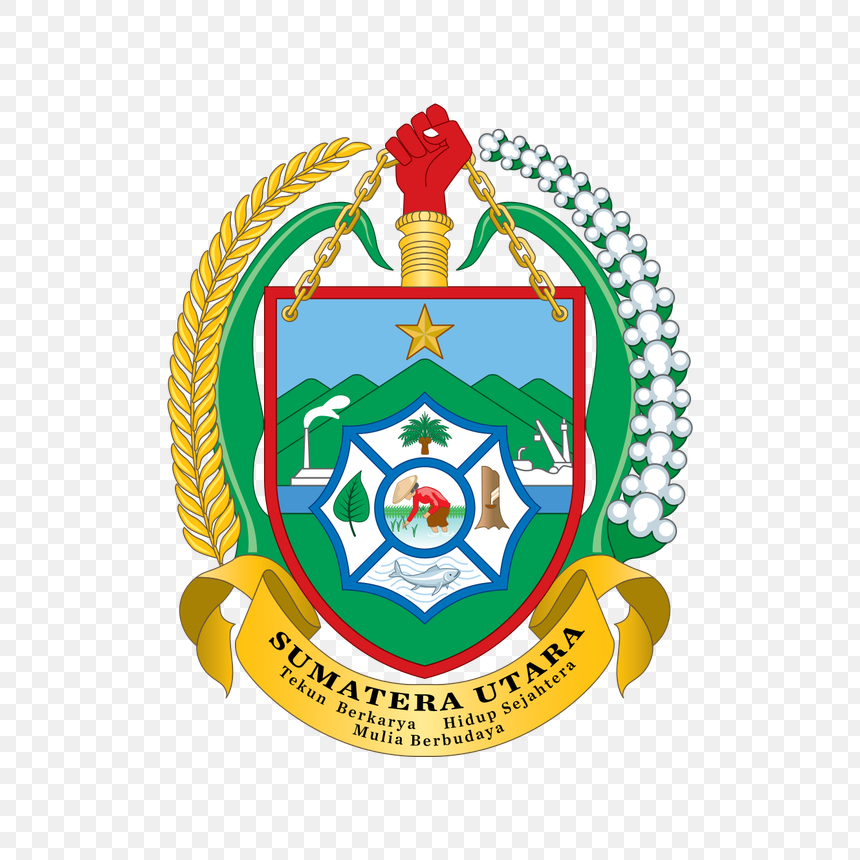 North Sumatra Province logo transparent PNG