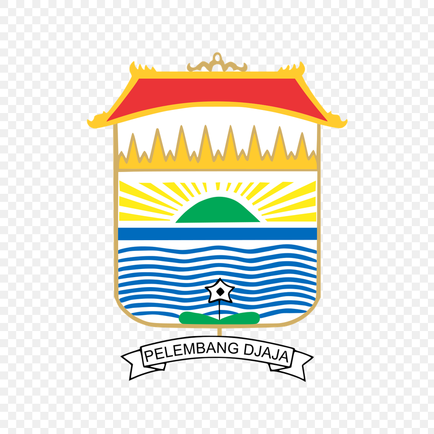 Palembang City logo transparent PNG