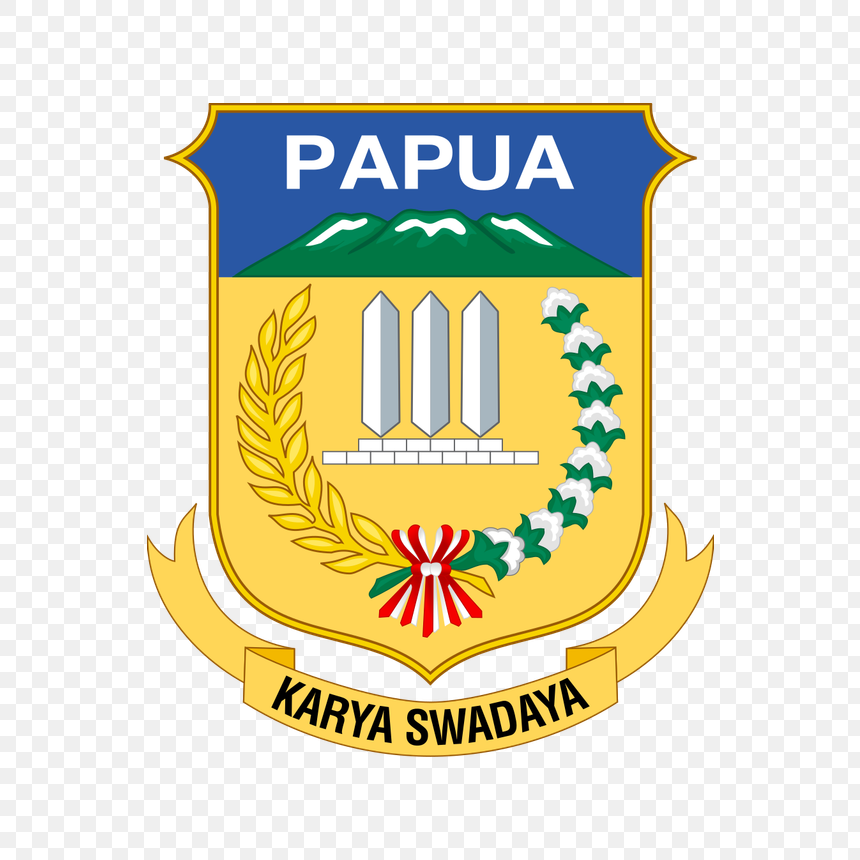 Papua Province logo transparent PNG