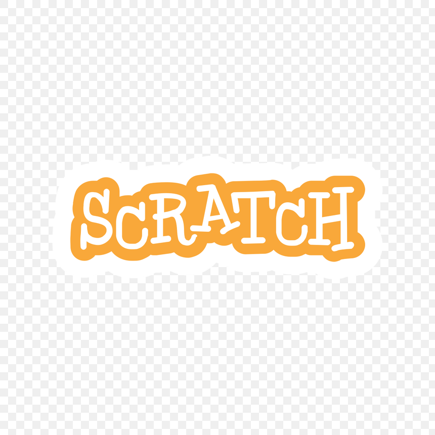 Scratch logo transparent PNG