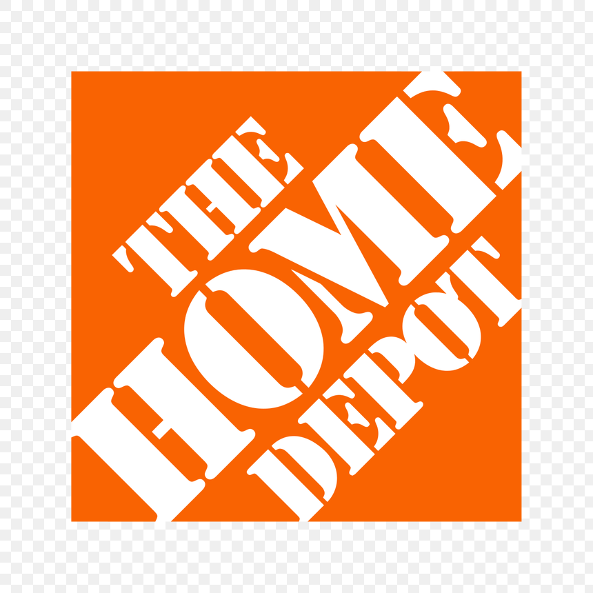 The Home Depot logo transparent PNG
