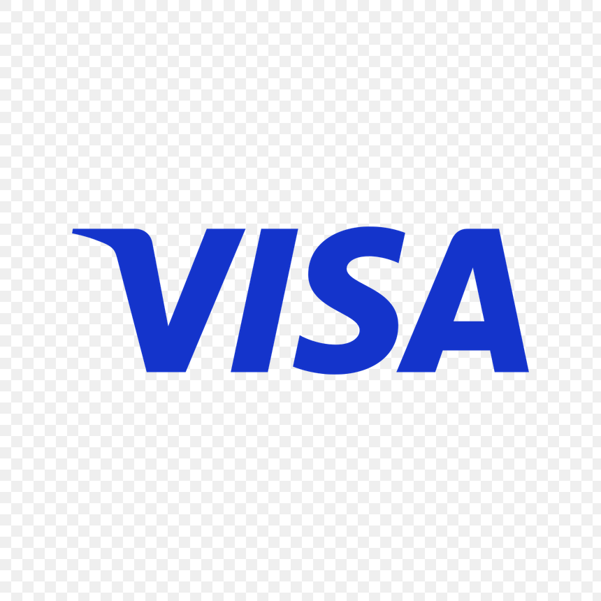 Visa logo transparent PNG