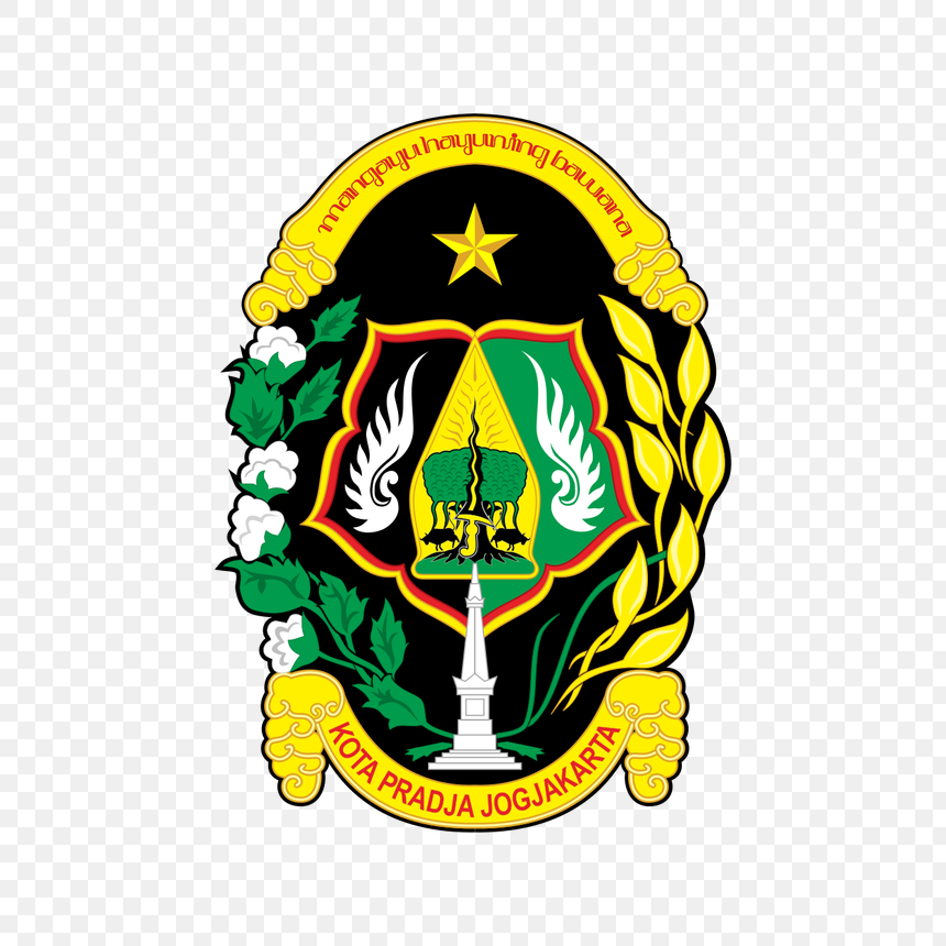 Yogyakarta City logo transparent PNG
