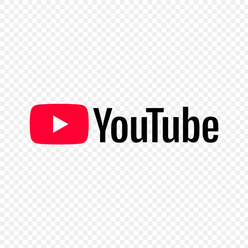 YouTube logo transparent PNG