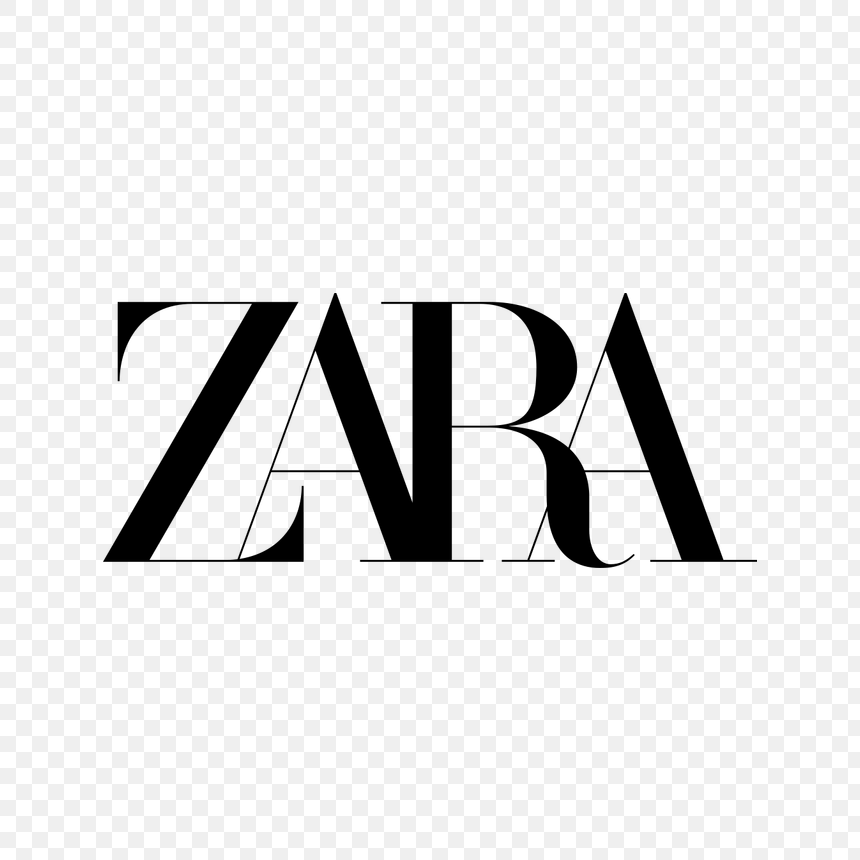 Zara logo transparent PNG